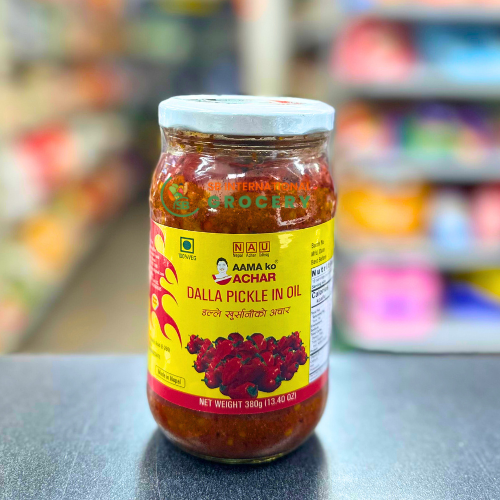Aama Ko Achar Dalle Pickle in Oil authentic Nepali spicy chili achar from SB International Grocery
